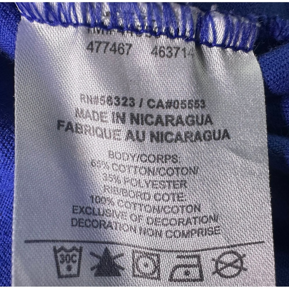 Nike Dri-FIT Mens Royal Blue Graphic Futura Logo Athletic Cut T-Shirt‎ Large - Picture 5 of 9